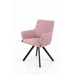 Krzesło Obrotowe KR-158 Kolory Tkanina Odcień Różowego